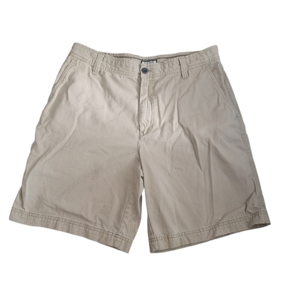Vintage 90s Izod Cotton Khaki Shorts Size 34 - Picture 1 of 4